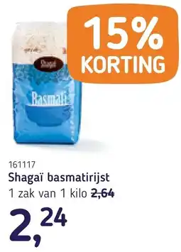 Van Hoeckel Shagai basmatirijst aanbieding