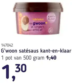 Van Hoeckel G'woon satésaus aanbieding