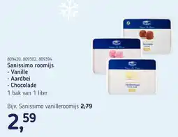 Van Hoeckel Sanissimo roomijs aanbieding