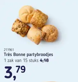 Van Hoeckel Très Bonne partybroodjes aanbieding