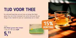 Van Hoeckel Alex Meijer groene thee citroen aanbieding