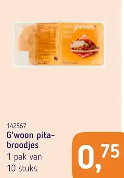Van Hoeckel G'woon pita-broodjes aanbieding