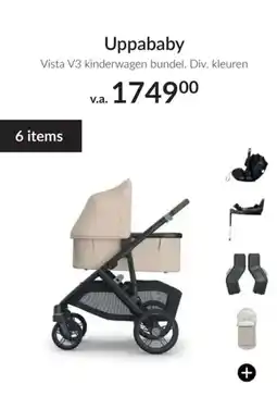 Babypark Uppababy Vista V3 kinderwagen bundel aanbieding