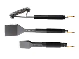 Kees Smit + 15% kassakorting | Boretti barbecue grill gereedsschapsset 3-delig (tang compact, spatel, borstel) aanbieding