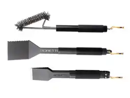 Kees Smit + 15% kassakorting | Boretti barbecue grill gereedsschapsset 3-delig (tang compact, spatel, borstel) aanbieding
