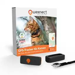 Zooplus Weenect huisdier GPS tracker XS voor katten, zwart incl. zwarte Halsband aanbieding