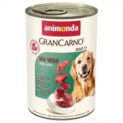 Zooplus animonda GranCarno Original 12/24 x 400 g - Wild 12x400g aanbieding