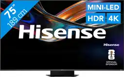 Coolblue Hisense RGB Mini-led 75 UR9S (2026) aanbieding