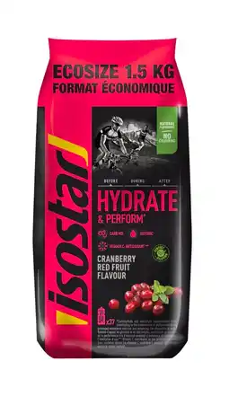 De Online Drogist Isostar Hydrate & Performe Cranberry Poeder aanbieding