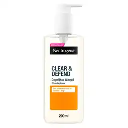 De Online Drogist Neutrogena Clear & Defend Facewash aanbieding