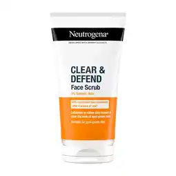 De Online Drogist Neutrogena Clear & Defend Face Scrub aanbieding