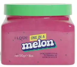 De Online Drogist I Love One In a Melon Shea Sugar Scrub aanbieding
