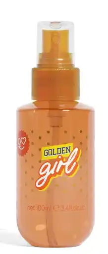 De Online Drogist I Love Golden Girl Perfume Body Mist aanbieding