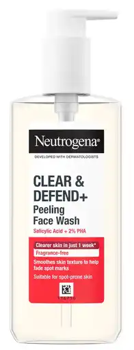 De Online Drogist Neutrogena Clear & Defend+ Peeling Face Wash aanbieding