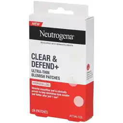 De Online Drogist Neutrogena Clear & Defend Ultra-Thin Blemish Patches aanbieding