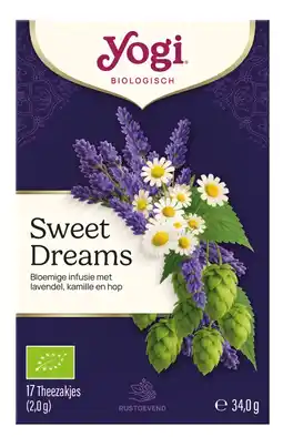 De Online Drogist Yogi Tea Sweet Dreams Kruidenthee aanbieding