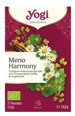 De Online Drogist Yogi Tea Meno Harmony Kruidenthee aanbieding