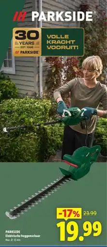 Lidl Parkside Elektrische heggenschaar aanbieding