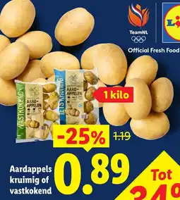 Lidl Aardappels aanbieding