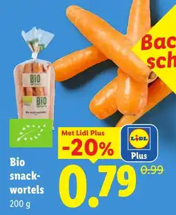 Lidl Bio snack-wortels aanbieding