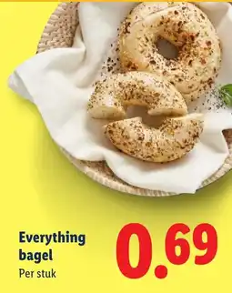 Lidl Everything bagel aanbieding