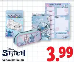 Lidl Disney Stitch Schoolartikelen aanbieding