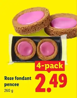 Lidl Roze fondant pencee aanbieding