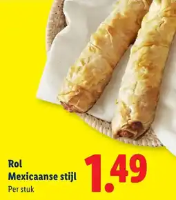 Lidl Rol Mexicaanse stijl aanbieding