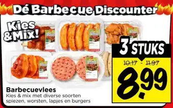 Vomar Voordeelmarkt Barbecuevlees aanbieding