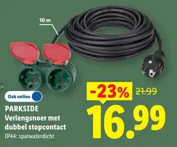 Lidl Parkside Verlengsnoer aanbieding
