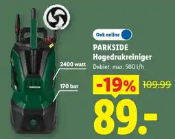 Lidl Parkside Hogedrukreiniger aanbieding