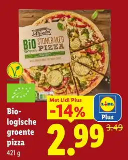 Lidl Alfredo Bio Stonebaked Pizza aanbieding