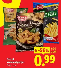 Lidl Harvest Basket Potato Wedges aanbieding