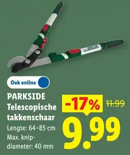 Lidl Parkside Telescopische Takkenschaar aanbieding