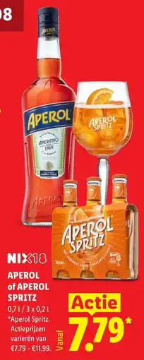 Lidl Aperol of Aperol Spritz aanbieding