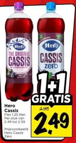 Vomar Voordeelmarkt Hero Cassis aanbieding