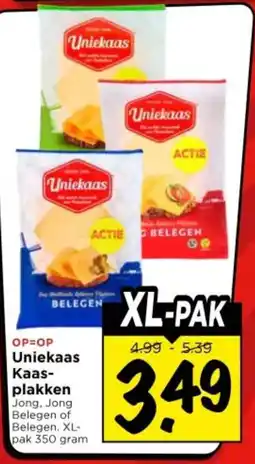 Vomar Voordeelmarkt Uniekaas Kaasplakken aanbieding