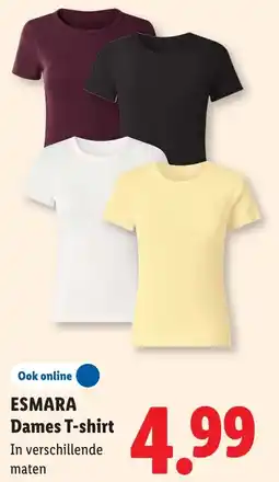 Lidl Esmara Dames T-shirt aanbieding