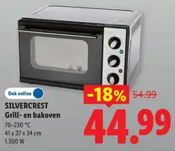 Lidl Silvercrest Grill- en bakoven aanbieding