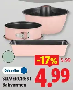 Lidl Silvercrest Bakvormen aanbieding