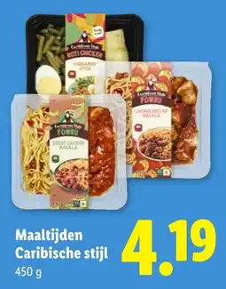 Lidl Maaltijden Caribische stijl aanbieding