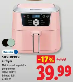 Lidl Silvercrest airfryer aanbieding