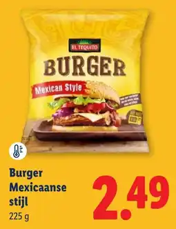 Lidl El Tequito Burger aanbieding