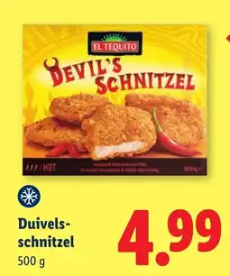 Lidl El Tequito Duivels-schnitzel aanbieding