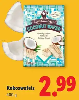 Lidl Caribbean Style Kokoswafels aanbieding