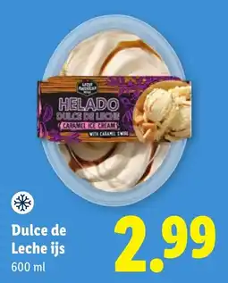 Lidl Dulce de Leche ijs aanbieding