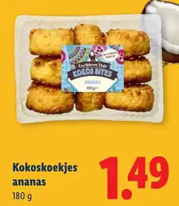 Lidl Kokoskoekjes ananas aanbieding