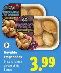 Lidl Alma Latina gevulde empanadas aanbieding
