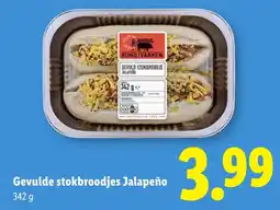 Lidl Gevulde stokbroodjes Jalapeño aanbieding
