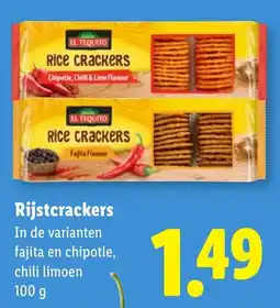 Lidl El Tequito Rijstcrackers aanbieding